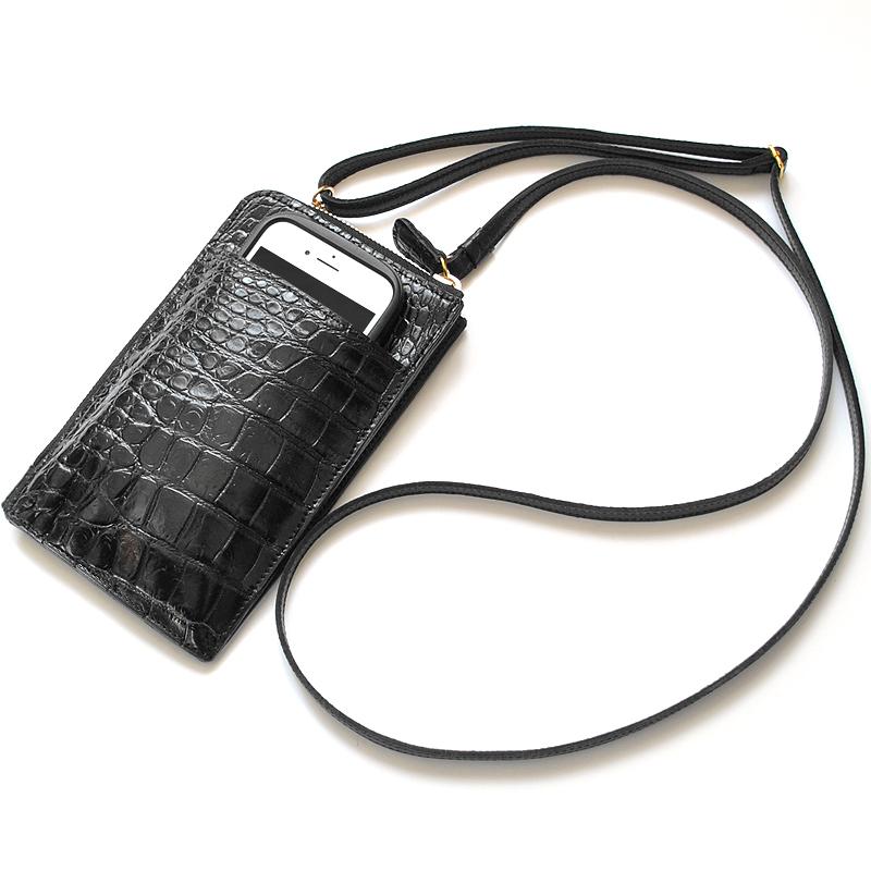 スマホポーチ スマホショルダー ポーチ スマートフォンケース クロコダイル スティングレイ メンズ レディース 人気 ブランド 牛革 クロコ