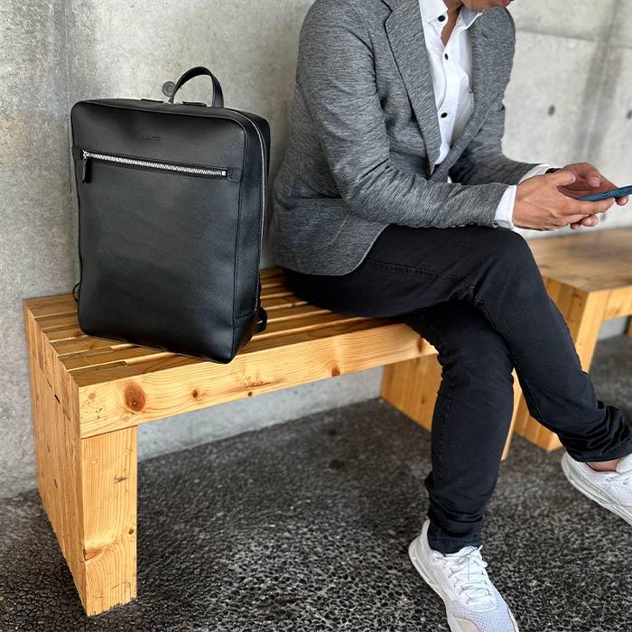 リュックサック ビジネスバッグ デイパック メンズ レディース バッグ かばん 鞄 サフィアーノレザー調 縦 縦型 B4 HAMILTON ハミルトン 通勤 通学 旅行 出張 |  | 06