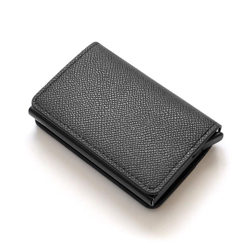 カードケース スキミング防止 スライド式 スリム 薄型 カード入れ スライド RFID ワンタッチ IC ハードタイプ メンズ レディース お札入れ 定期入れ |  | 08