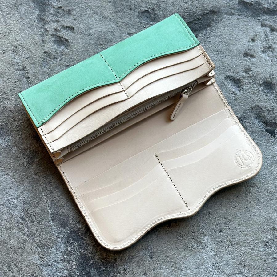 ケーシーズ ウォレット DT-1 ヌバック KIW052 長財布 ロングウォレット 革財布 コンチョ付き ヌバックレザー 日本製 本革 メンズ レディース |  | 15