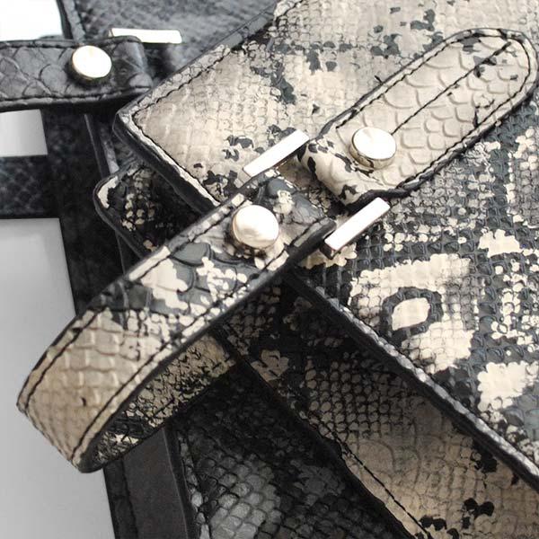 セカンドバッグ メンズ クラッチバッグ パイソン柄 フェイクレザー