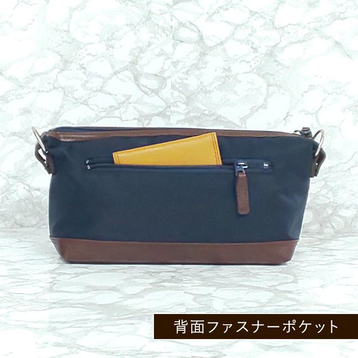 ショルダーバッグ メンズ セカンドポーチ ボディバッグ 3WAY 斜めがけ 高密度ナイロン 軽量 約200g 日本製 豊岡製鞄 BLAZER CLUB KBN33759 黒 紺 |  | 08