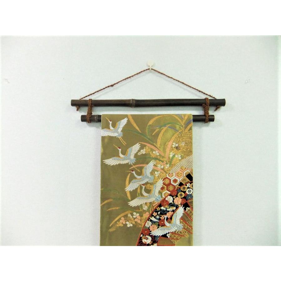 【a15a0004】壁掛けバンブーハンガー/タオル掛け・タオルハンガー/タペストリー掛け・和風ハンガー・自然素材【宅配便発送】 a15a