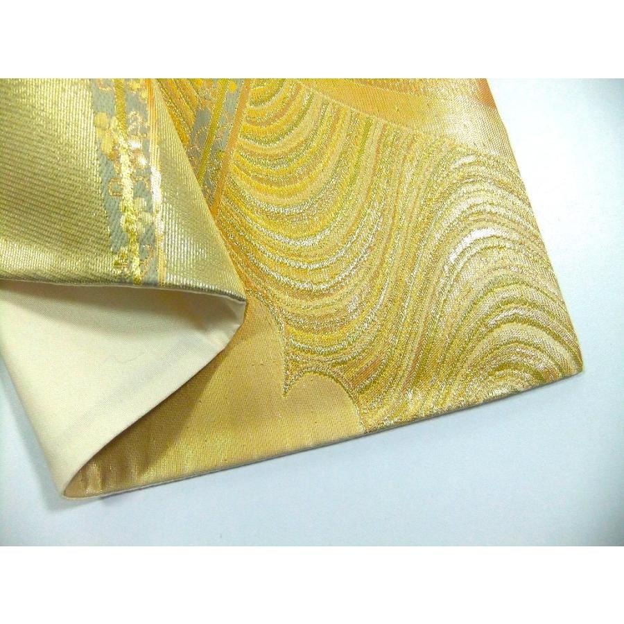 【(16)2425】30.5×39.5cm/流水扇子文様/テーブルセンター/和風/帯リメイク/日本製 |  | 06