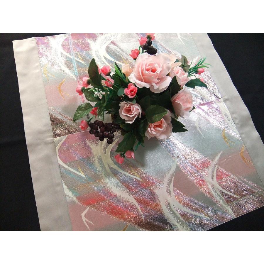 【J-073】61.5×62cm和風大型マット/帯リメイク/テーブルセンター・敷物・ラグ/日本製 |  | 03