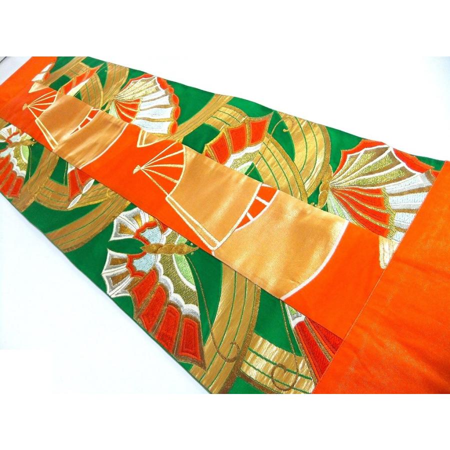 【J-074】42×132cm和風大型マット/帯リメイク/テーブルセンター・敷物・ラグ/日本製 |  | 03