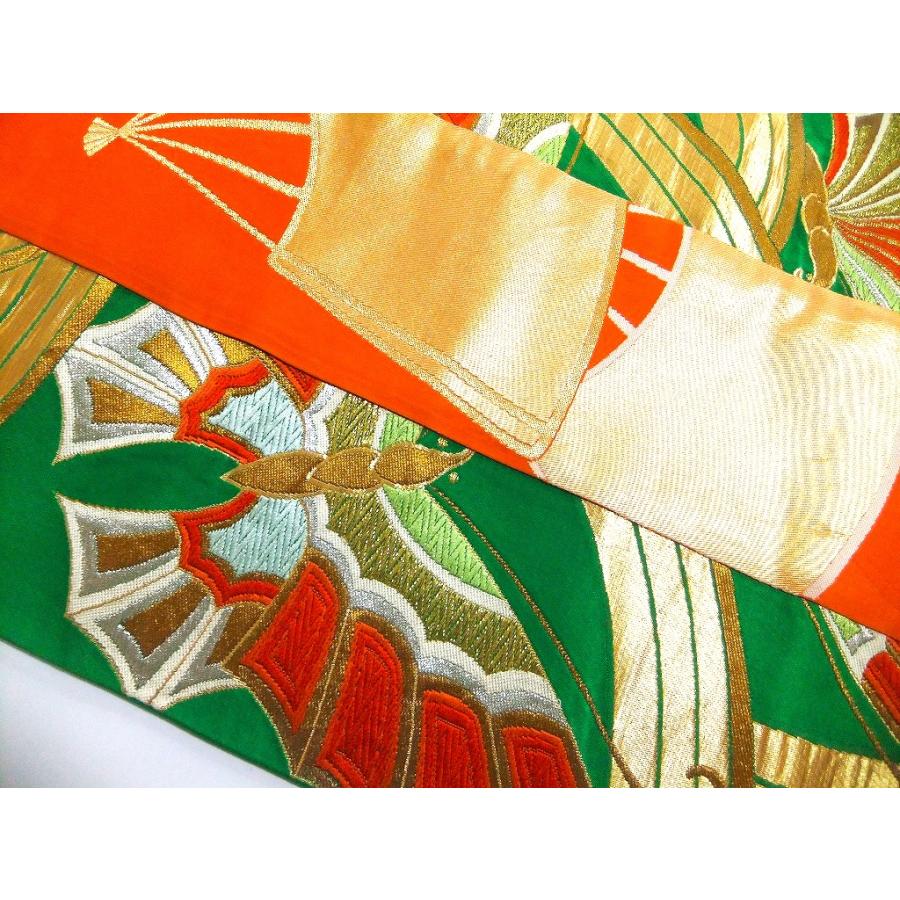 【J-074】42×132cm和風大型マット/帯リメイク/テーブルセンター・敷物・ラグ/日本製 |  | 04