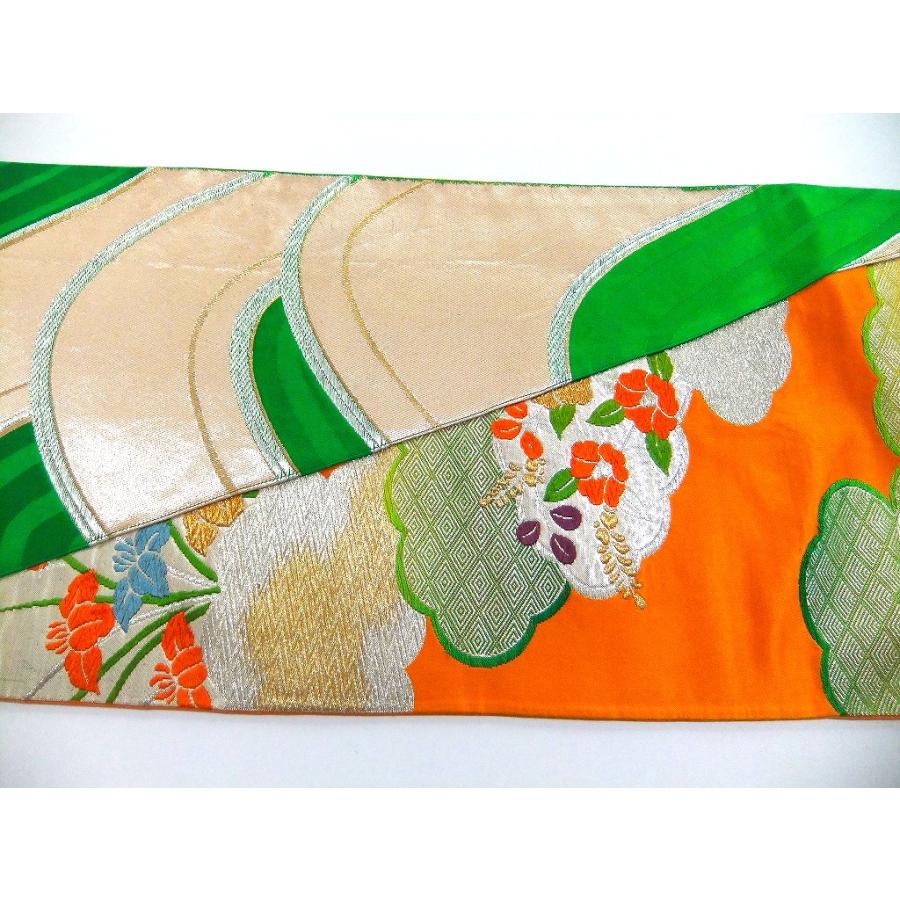 【J-075】30×81cm和風大型マット/帯リメイク/テーブルセンター・敷物・ラグ/日本製 |  | 04