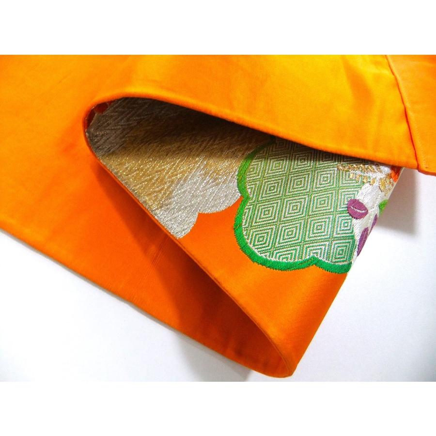 【J-075】30×81cm和風大型マット/帯リメイク/テーブルセンター・敷物・ラグ/日本製 |  | 07