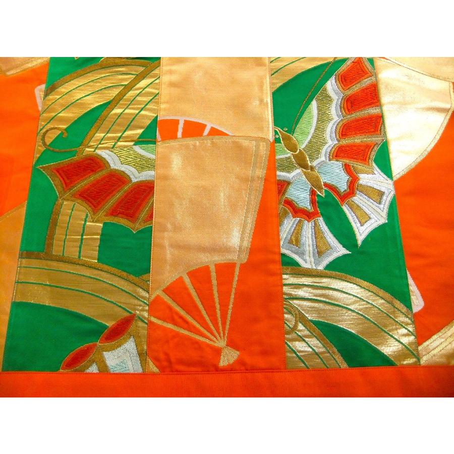 【J-077】56×70cm和風大型マット/帯リメイク/テーブルセンター・敷物・ラグ/日本製 |  | 03