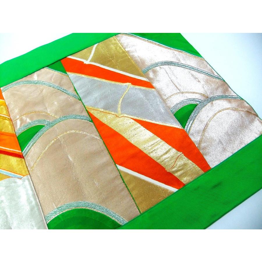 【J-079】値下げ・49×70cm和風大型マット/帯リメイク/テーブルセンター・敷物・ラグ/日本製 |  | 03