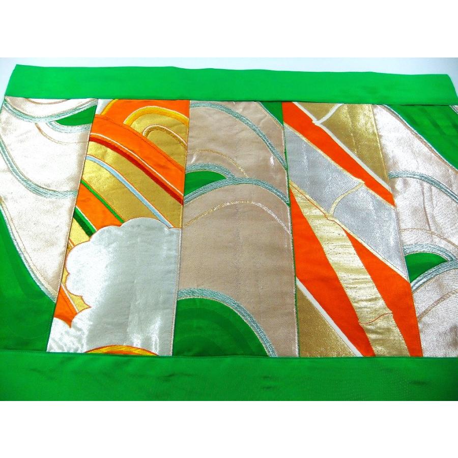 【J-079】値下げ・49×70cm和風大型マット/帯リメイク/テーブルセンター・敷物・ラグ/日本製 |  | 04