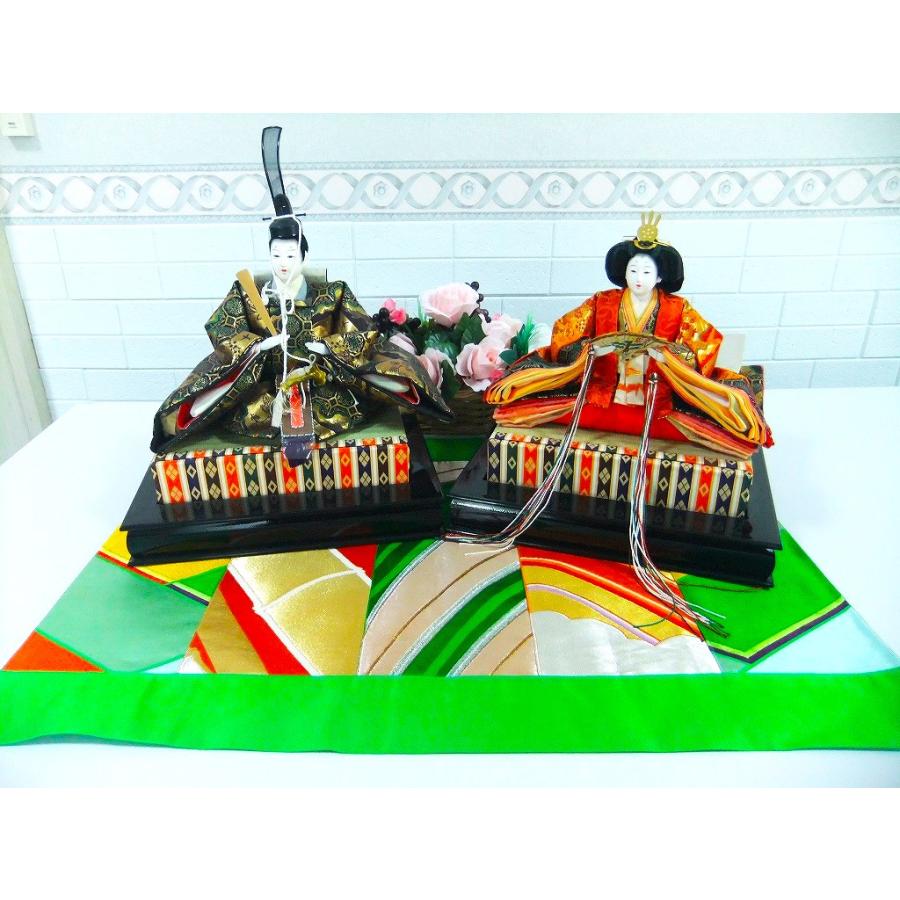 【J-079】値下げ・49×70cm和風大型マット/帯リメイク/テーブルセンター・敷物・ラグ/日本製 |  | 05