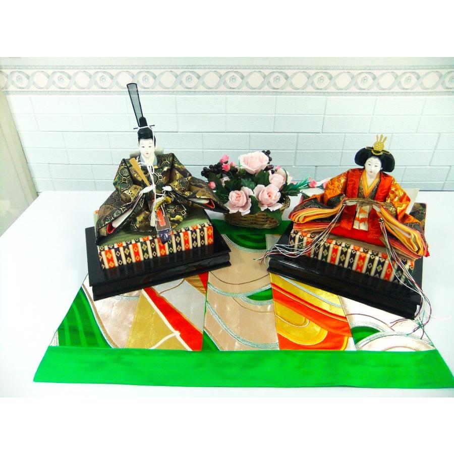 【J-080】値下げ・68×71cm和風大型マット/帯リメイク/テーブルセンター・敷物・ラグ/日本製 |  | 07