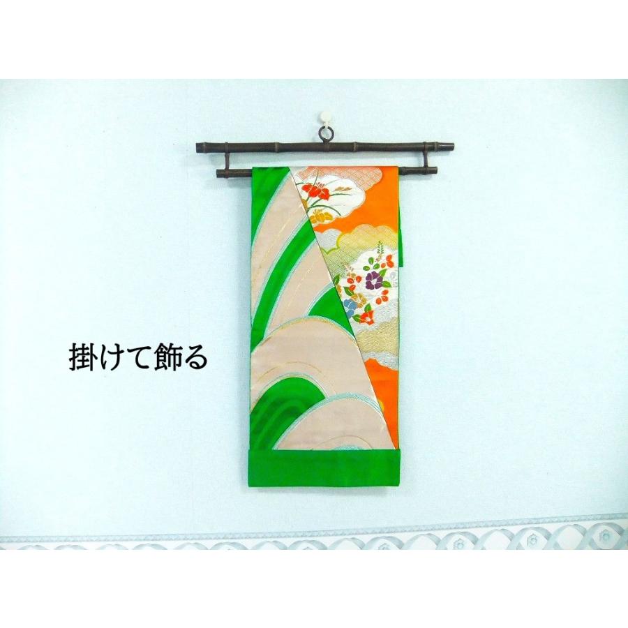 【J-082】値下げ・30×85cm和風マット/帯リメイク/テーブルセンター・敷物・ラグ/日本製 |  | 07