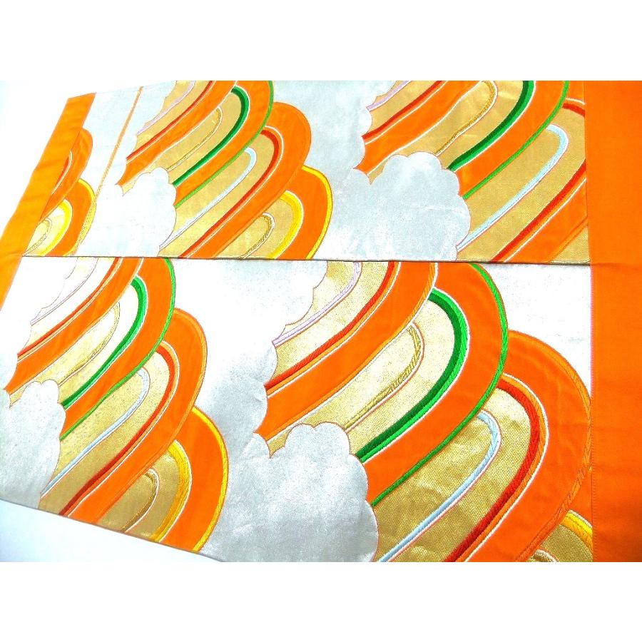 【J-083】値下げ・61×86.5cm和風大型マット/帯リメイク/テーブルセンター・敷物・ラグ/日本製 |  | 01