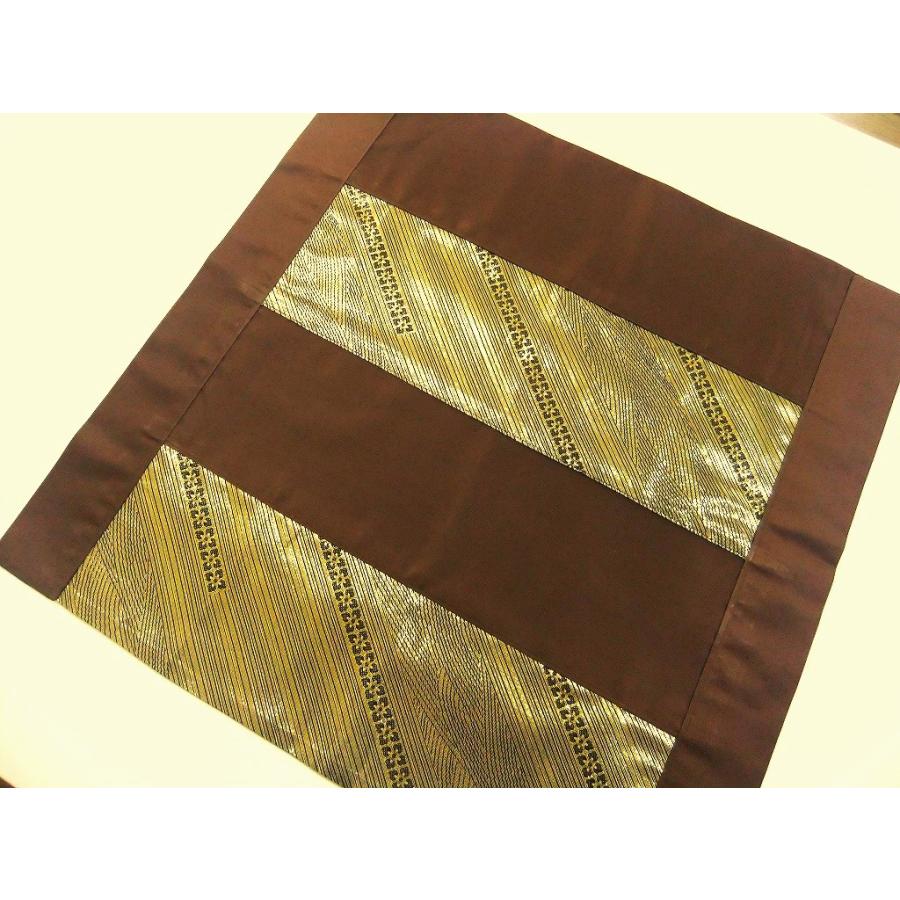 【J-088】値下げ57.5×56cm和風大型マット/帯リメイク/敷物・ラグ/日本製 |  | 06