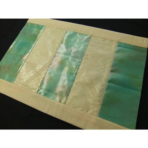 【J-090】値下げ49×70cm和風大型マット/帯リメイク/敷物・ラグ/日本製 |  | 03