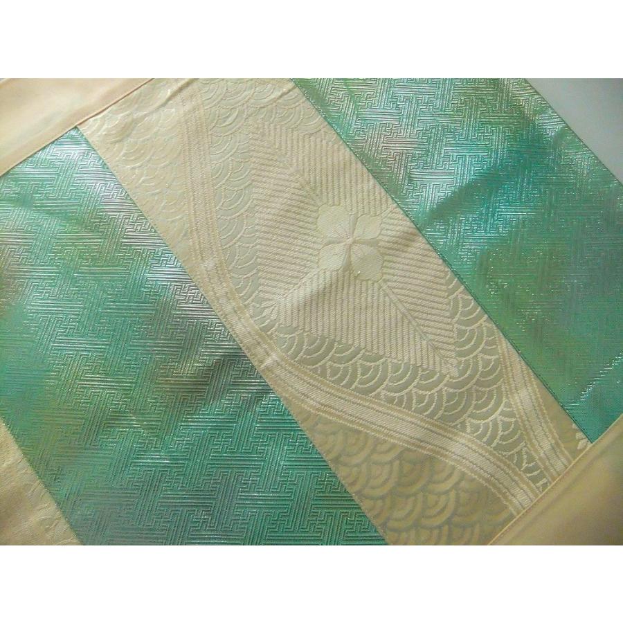 【J-090】値下げ49×70cm和風大型マット/帯リメイク/敷物・ラグ/日本製 |  | 06