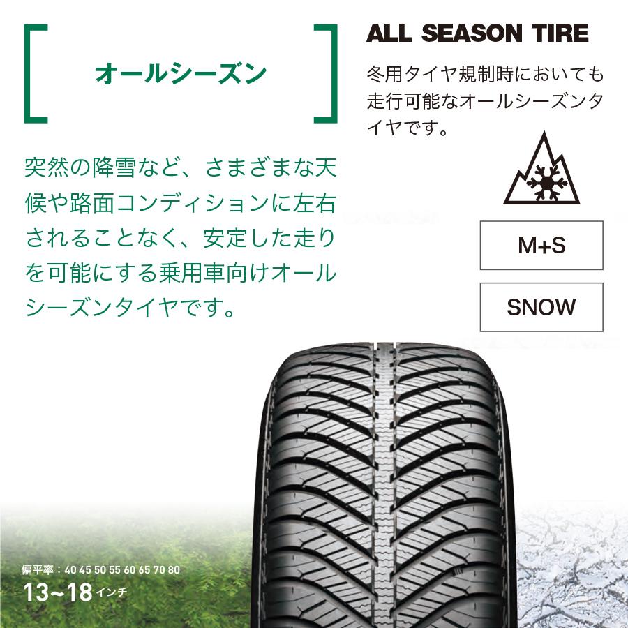 225/40R18.グッドイヤーベクターオールシーズンタイヤ24年.9.5分山． Vector（グッドイヤー） 2025〜26年製 オールシーズンタイヤ