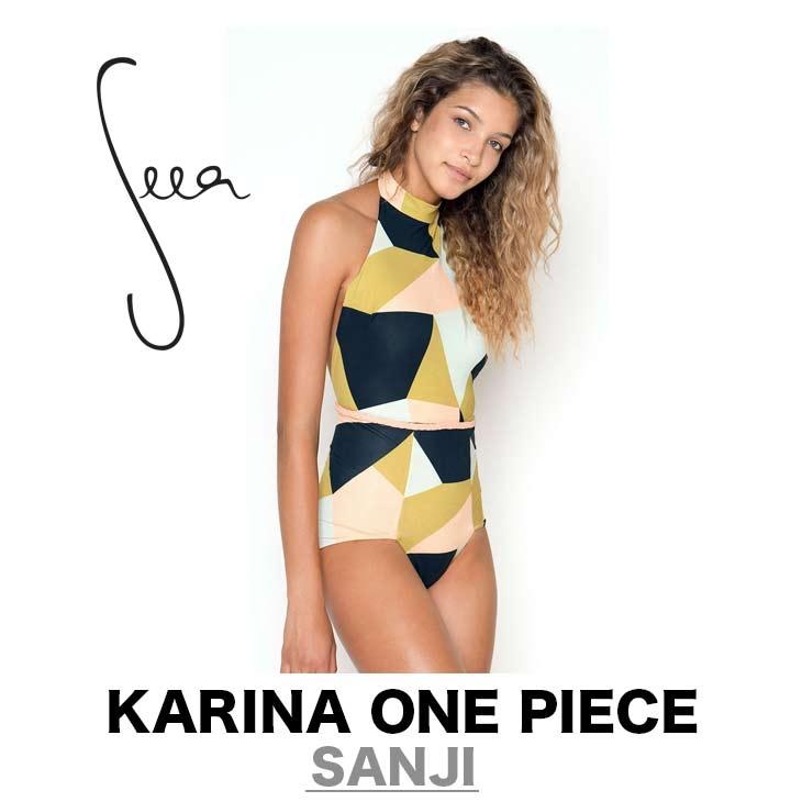 SEEA シーア KARINA ONE PIECE レディース 水着 スイムウェア :0140284-1:SIDECAR - 通販 -  Yahoo!ショッピング