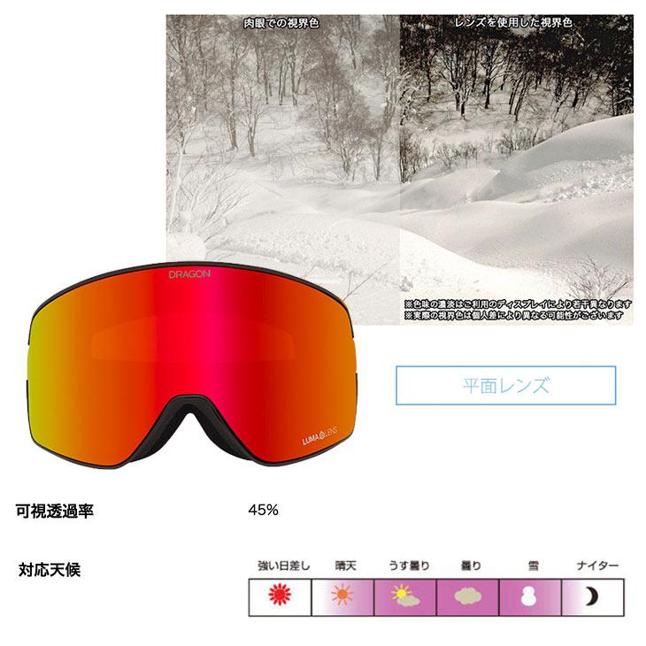 DRAGON ドラゴン NFX2 SPARE LENS エヌエフエックス 2 スペアレンズ 正規品 交換レンズ スノーゴーグル スノーボード スキー｜sidecar｜04