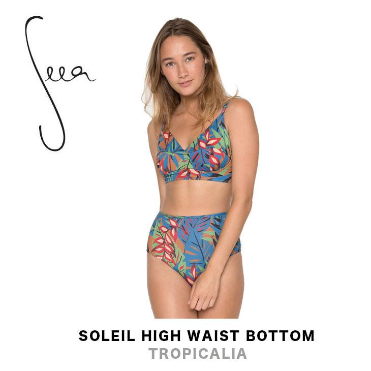 SEEA シーア シーア 水着 買いました SOLEIL SOLEIL 日本売り HIGH WAIST BOTTOM レディース 水着 スイム