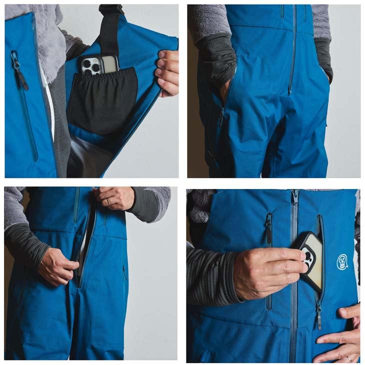 UNFUDGE アンファッジ 25-26 PEEP BIB PANTS STANDARD FIT ピープ