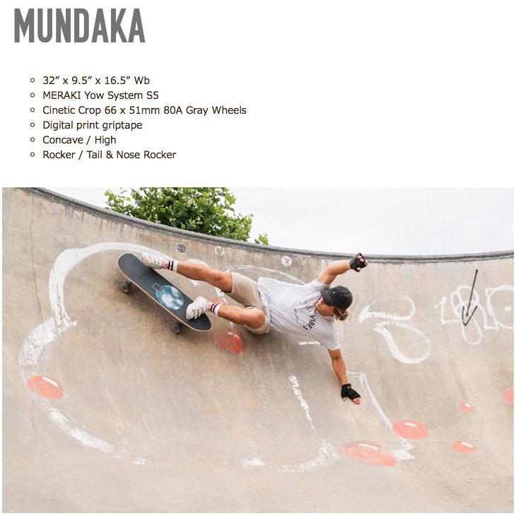 美品 yow mundaka S5 ヤウ サーフ スケート 32インチ ムンダカ www