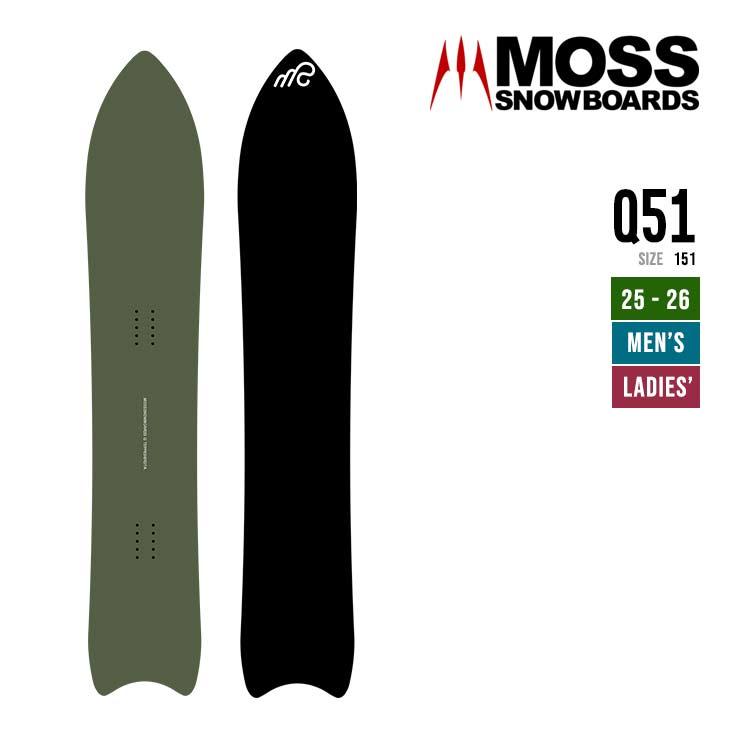 MOSS/Q51 モス 151 国産スノーボード MOSS モス 25-26 Q51 キュウゴーイチ 2025-2026 スノーボード フリー