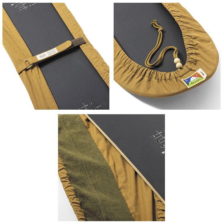 Wasabi スノーボードソールラップ　ネイビー　ロング 楽天市場】スノーボード ケース ワサビ キャンバスソールラップ