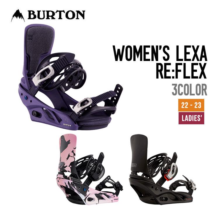 休み BURTON バートン 22-23 WOMEN#039;S LEXA RE:FLEX ウィメンズ レクサ リフレックス スノーボード  バインディング