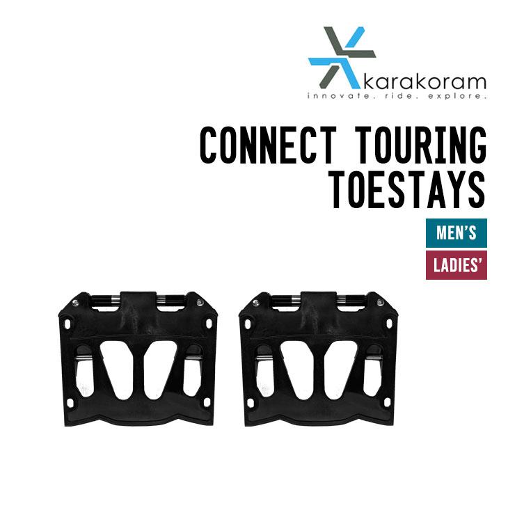 【新品未使用】KARAKORAM　カラコラム　トゥーステイ　左右セット KARAKORAM カラコラム CONNECT TOURING TOESTAYS ツアリング