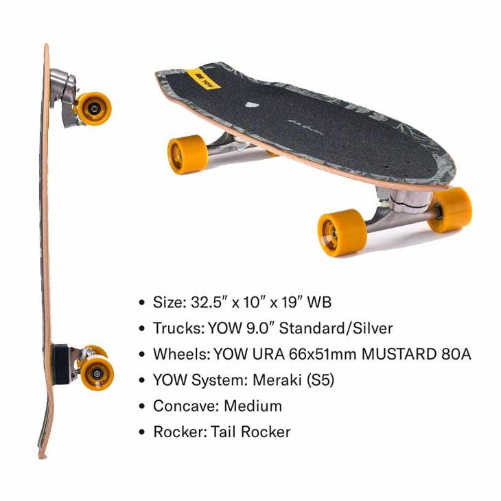 YOW SURF SKATE ヤウ サーフスケート ARITZ ARANBURU 32.5 アリツア 