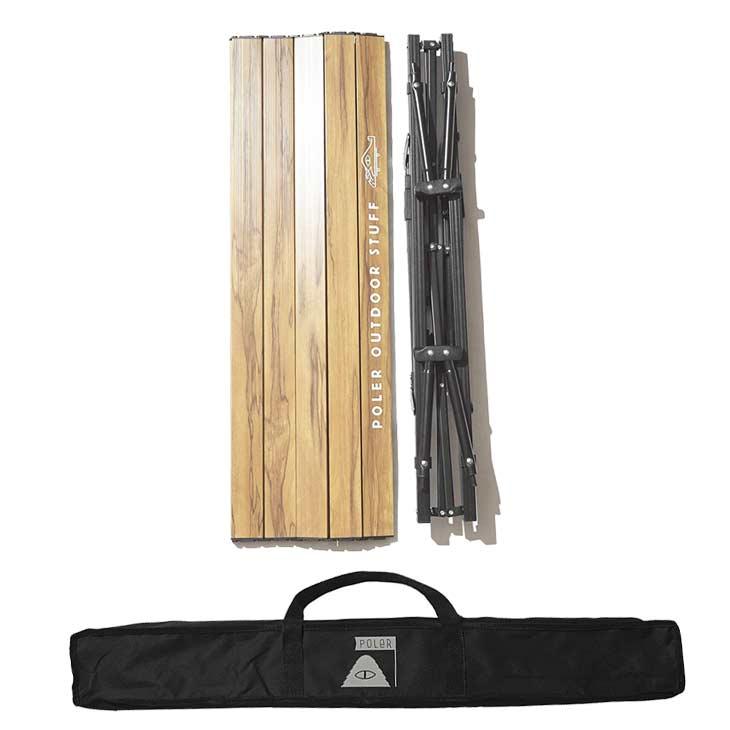 POLeR ポーラー AJUSTABLE ROLLTOP ALUMINUM TABLE アジャスタブル