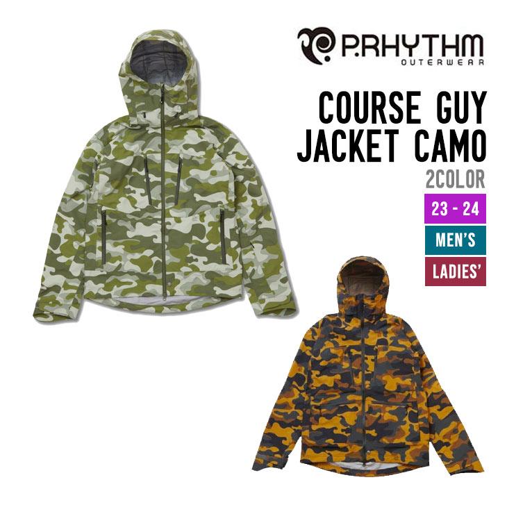 P.RHYTHM プリズム 23-24 COURSE GUY JACKET CAMO コースガイ ジャケット カモ 早期予約 2023