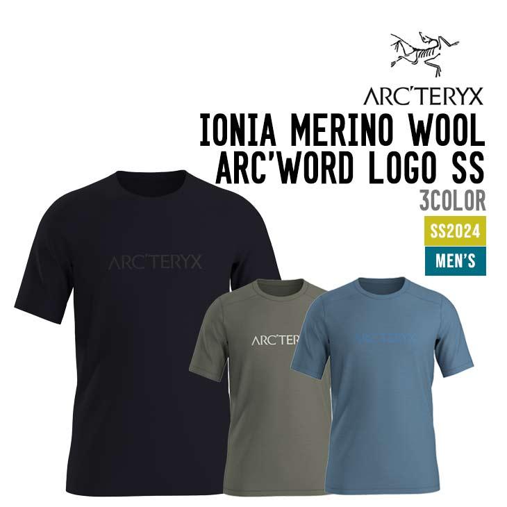 ARC'TERYX アークテリクス IONIA MERINO WOOL ARC'WORD LOGO SS M