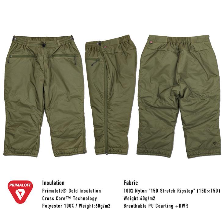 P.RHYTHM プリズム 25-26 INSULATION HALF ZIP PANTS インサレーション