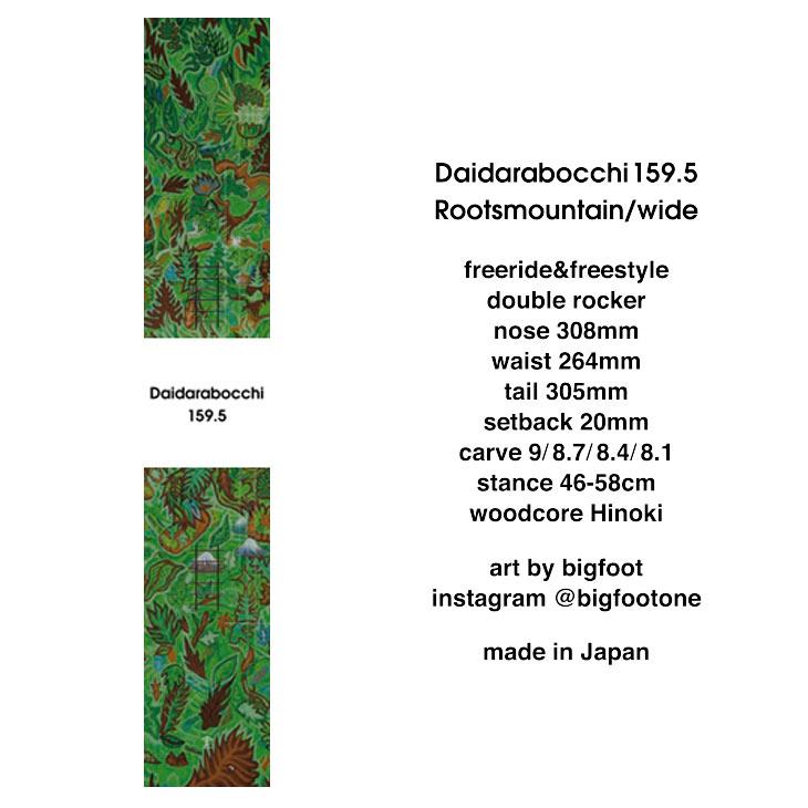 GREEN.LAB グリーンラボ 25-26 DAIDARABOCCHI 159.5 ダイダラボッチ