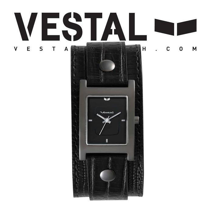VESTAL ベスタル 腕時計  WATCH ELECTRA：BLACK LIZARD/GUN-BLACK | Vestal