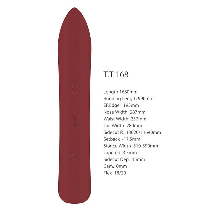 GENTEMSTICK ゲンテンスティック 25-26 TT 168 ティーティー 2025-2026