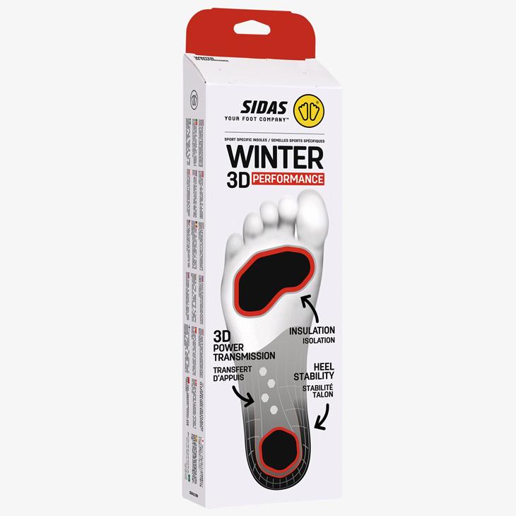 SIDAS シダス WINTER 3D PERFORMANCE ウィンテー 3D パフォーマンス 左右セット  スキー スノーボード用 インソール |  | 01