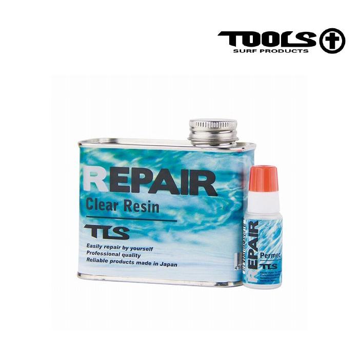 TOOLS ツールス クリアレジン CLEAR RESIN Cr 硬化剤付 サーフボード用 リペアグッズ サーフィンアクセサリー | 