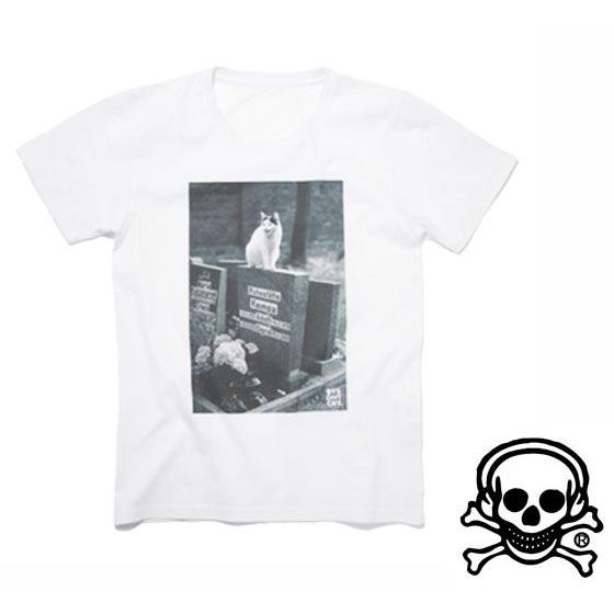 UG ユージー Tシャツ メンズ GRAVE CAT #2 TEE : WHITE：Lメール便対応可 | 