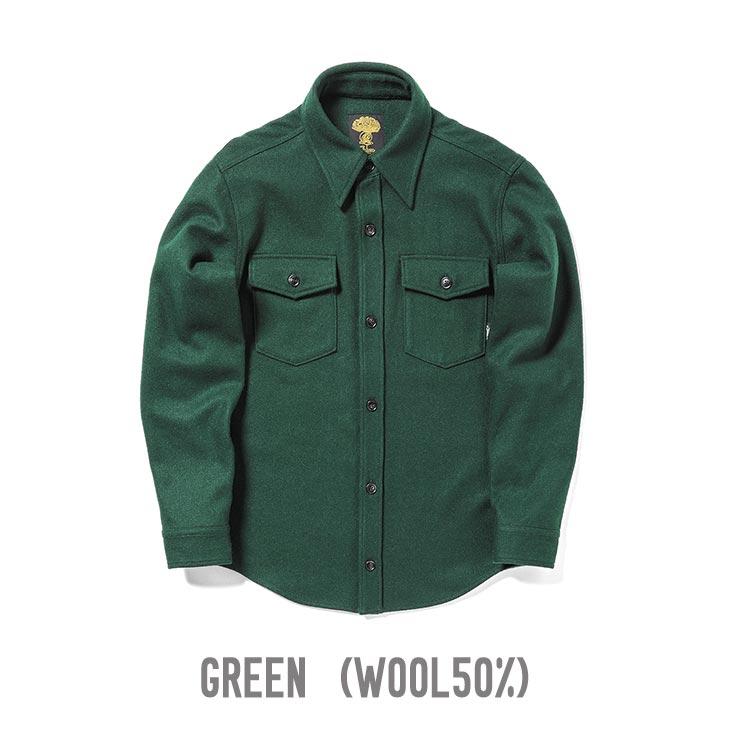 GREEN CLOTHING グリーンクロージング 25-26 WOOL FLANNEL