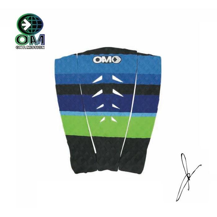 ON A MISSION / OAM サーフ デッキパッド DECK PAD MICHEL BOUREZ REGULAR MODEL：CLEAN GREEN BLUE BLACK | 