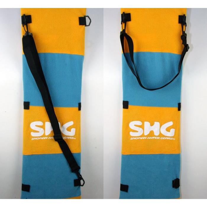 SNOMAN スノーマン KS-104KB キッズ用 フリースソールカバー：TURQUOISE/ORANGE |  | 01