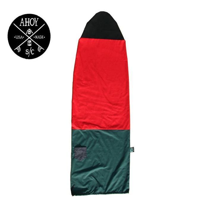 AHOY SURF アホイ サーフ ボードカバー BOARD COVER CUSTOM  6'2"：GREEN｜sidecar