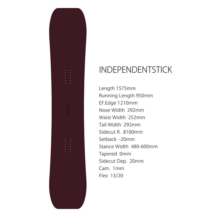 GENTEMSTICK ゲンテンスティック 25-26 INDEPENDENTSTICK インディペンデントスティック 2025-2026 |  | 01