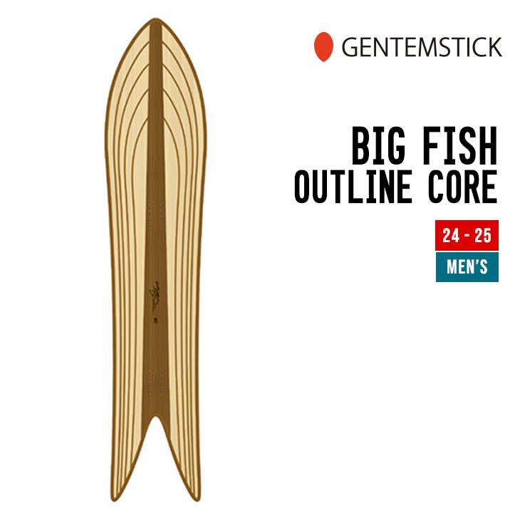 GENTEM ５５％以上節約 STICK ゲンテンスティック 22-23 BIG FISH CORE 早期予約 特典多数 超激安 OUTLINE スノーボード